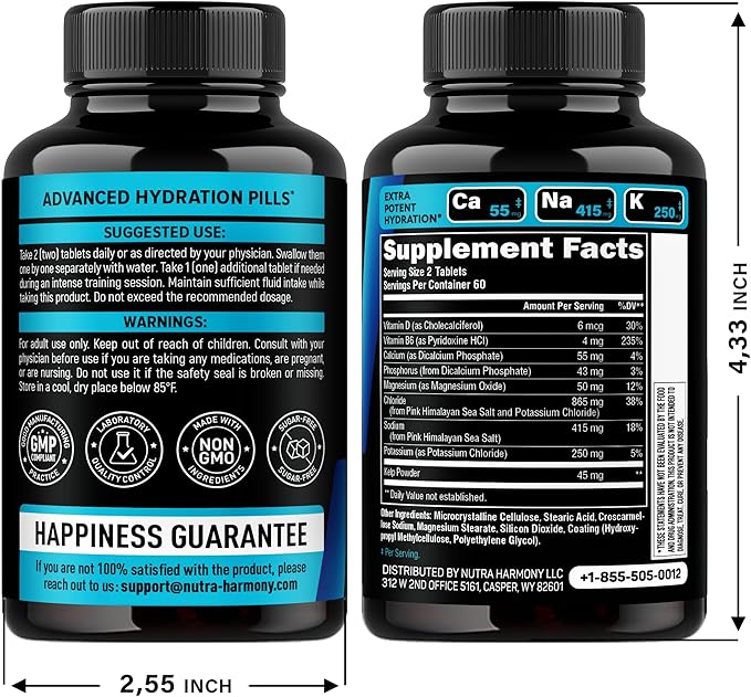 Electrolytes Tablets & Nitric Oxide Capsules