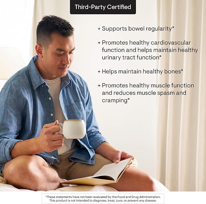 THORNE - Magnesium Citrate - Supports Healthy Muscle & Urinary Tract Function, Heart Health, Bone Health & Occasional Constipation Relief* - Citrus Berry Powder - Third-Party Certified - 60 Servings