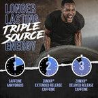 ALPHA LION Core Pre Workout w/Creatine for Performance, Beta Alanine for Muscle, Powder, L-Citrulline for Pump & Tri-Source Caffeine for Sustained Energy (30 Servings, Blue Raspberry Flavor)
