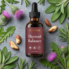 Pureveen Thyroid Balance, Thyroid Support Drops for Women, Liquid Supplement with Milk Thistle, Selenium, Zinc, Magnesium, Daily Wellness & Energy Support, 60ML