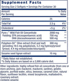 Life Extension Super Omega-3 EPA/DHA Fish Oil, Sesame Lignans & Olive Extract – Heart Health, Brain Health, Inflammation Health Support, Cholesterol Health Support, Gluten-Free, Non-GMO, 60 Softgels