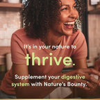 Nature's Bounty Lactobacillus Acidophilus Probiotic Supplement - Daily Probiotic for Women/Men Digestive Health, 100 Million Organisms, Vegetarian, 1 Serving per Day, 120 Tablets