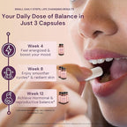 QSTA Myo-Inositol & D-Chiro Inositol Supplement for Women 2050mg (40:1 Ratio) – 9-in-1 Hormonal Balance & Metabolic Support with Folate, Vitamin B6, B12, D3, Zinc & Chromium. 90 Myo Inositol Capsules