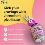 ColonBroom Chromium Picolinate 200mcg - Colon Broom Anti Sugar Craving Suppressant - 60 Capsules, Vegan, Gluten Free, Non-GMO