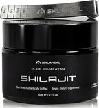 Shilajit Authentic Himalayan Shilajit Resin for Men & Women, High Fulvic Acid, Energy & Stamina, Immune Support, 85+ Trace Minerals, Lab Tested Organic Shilajit Resin, 100% Natural, 60 Grams