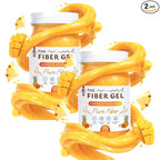 The Fiber Gel High Dietary Fiber Prebiotic Gel Formula — 100% Natural & Clean Label — Plant-Based Psyllium Husk & Inulin Complex — Keto Friendly, Vegan, No Added Sugar — Mango&Pineapple, 32 oz