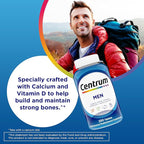 Centrum Multivitamin for Men, Multivitamin/Multimineral Supplement with Vitamin D3, B Vitamins and Antioxidants, Gluten Free, Non-GMO Ingredients -Tablet 200 Count