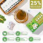 LeafLea 80 Senna Leaf Tea Bags – Natural Herbal Laxative Tea, Supports Gentle Constipation Relief & Healthy Digestion, Caffeine-Free, Sugar-Free, No Gluten, Non-GMO, Vegan, Individually Wrapped