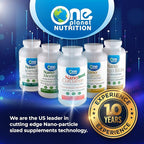 One Planet Nutrition Nano Vitamin C 250 mg Veggie Capsules (240 Servings), Ascorbic Acid from Lime Extract, Nano for Enhanced Absorption, Supports Collagen Production & Immune Health, Non-GMO, Vegan