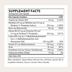 THORNE - Stress B-Complex - Vitamins B2, B6, B12 & Folate in Highly-Absorbable and Active Forms - Extra Vitamin B5 for Adrenal Support, Stress Management & Immune Function* - 60 Servings