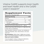 Integrative Therapeutics Vitaline CoQ10 100 mg - Brain Health Support Supplement for Adults* - Supports Heart Health* - Dairy-Free - Tropical Fruit Flavored, 30 Chewable Tablets (30 Servings)
