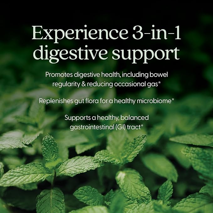 New Chapter All-Flora Probiotic for Advanced Digestion & Complete Gut Health with Prebiotics + Postbiotics, Clinical-Strength Strains, 100% Vegetarian, Non-GMO, Shelf Stable - 30 ct (1 Month Supply)