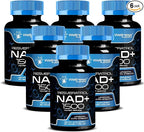 WELLNESS LABSRX Liposomal NAD Supplement, 1500mg - USA Made, NAD Resveratrol Supplement for Women and Men, NAD+ Support Cellular Health, Energy & Anti Aging - 6 Pack