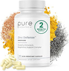 Zinc Defense | Zinc + Copper + Quercetin | 60 Servings in Vegan Capsules | L-OptiZinc & Quercefit Ionophore | Chelated Minerals | Immune, Gut, & Hormonal Balance Support