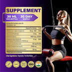 7in1 Biotin and Collagen Supplements - Biotin Liquid Drops with B5 Pantothenic Acid, Vitamin C, Vitamin E, Zinc, Hyaluronic Acid - 30ml 1 Fl Oz