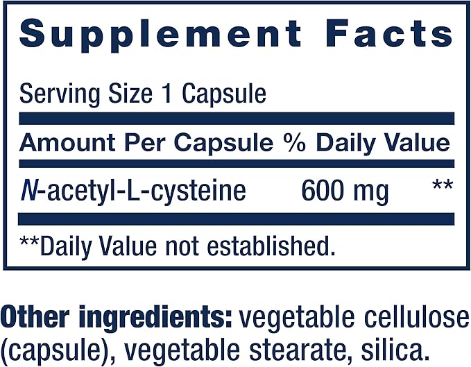 Life Extension Pycnogenol French Maritime Pine Bark & N-Acetyl-L-Cysteine Immune, Respiratory & Liver Health Supplements, 60 Capsules Each
