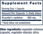 Life Extension Pycnogenol French Maritime Pine Bark & N-Acetyl-L-Cysteine Immune, Respiratory & Liver Health Supplements, 60 Capsules Each