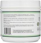 L Glutamine Powder 1.1lbs (100 Servings of 5 Grams Each - Third Party Tested L-Glutamine Powder) Unflavored, Keto, Vegan Friendly (with Scoop) for Exercise Endurance and Gut Health by Double Wood