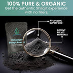 Holistic Bin Raw Himalayan Shilajit Powder - Shilajit Extract (Asphaltum Punjabianum) - No Fillers, Rich in Fulvic Acid & Trace Minerals - Premium Supplement for Energy & Wellness - 25 Servings