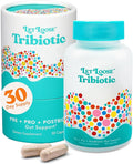 Let Loose Daily Tribiotic Pills - Probiotics, Prebiotics, and Postbiotics to Feed Your Microbiome and Support Smooth Daily Digestion, Gut Health, Gut Lining Repair for Women and Men, 30 Capsules