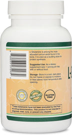 L Glutamine Capsules - No Fillers (1000mg Servings, 120 Capsules) Non-GMO, Gluten Free, Keto Safe, Vegan Friendly, Third Party Tested (for Endurance and Gut Health) by Double Wood (Pack of 2)