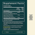 Gaia Herbs Berberine & Milk Thistle - Milk Thistle & Berberine Supplement with Ginger Root - Supports Liver Health* - Vegan, Gluten-Free, Dairy-Free, Non-GMO Project Verified - 60 Capsules