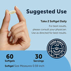 Micro Ingredients Supreme Omega-3 Fish Oil w/Ultra High EPA & DHA, Burpless Softgels | rTG Omega-3 with Vitamin D3 | Wild-Caught Cold Deep-Sea Fish | Lemon Flavor, Easy to Swallow, 60ct