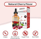 SBR Nutrition Extra Strength 6000mcg Vitamin B12 Sublingual Liquid Drops - Methylcobalamin, VIT B 12 Supports Energy, Max Absorption, 60 Servings, Non-GMO, Vegan Friendly, Manufactured in The USA