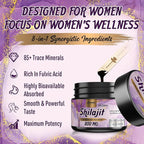 800Mg Shilajit Pure Himalayan Organic, Shilajit Resin Maximum Potency Gold Grade, Shilajit Supplement with 8-in-1 Natural Blend & 85+ Trace Minerals for Women, Energy & Immunity,30 Grams
