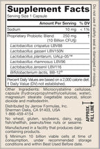 Jarrow Formulas Fem-Dophilus Advanced Probiotics 10 Billion CFU with 6 Science-Backed Strains, for Vaginal, Urinary Tract, Digestive, and Immune Support, 30 Veggie Capsules, Shelf-Stable, Pack of 12