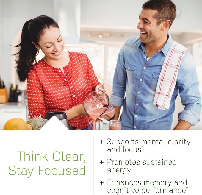 Irwin Naturals Healthy Brain All-Day Focus - 60 Liquid Soft-Gels - Boosts Mental Performance & Promotes Long-Term Brain Health - 30 Servings