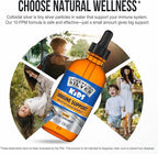 Sovereign Silver Kids Immune Support - Colloidal Silver, Bio-Active Silver Hydrosol, 10 ppm, Liquid Dropper, 4 Fl Oz, (118 mL)