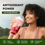 Beet Root Powder 8 in 1 – USA Made Beets Powder Supplements with Grape Seed, Hawthorn, Coq10 – with Organic Beetroot for Energy & Circulation Support – Non-GMO, 30 Serving