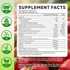 R Alpha Lipoic Acid 600mg Gummies, Stabilized R-Alpha Lipoic Acid, ALA Supplement for Nerve Health, Antioxidant & Metabolism Support- Vegan, Non-GMO, Gluten Free, Strawberry Flavor - 60 Count
