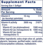 Life Extension Arterial Protect Blood Pressure Support with Gotu Kola & Pycnogenol Pine Bark Extracts Bundle with Super K Vitamin K1 K2 MK-7 MK-4 Vitamin C Bone & Arterial Health
