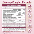 Soursop Probiotic Liquid Drops, Soursop Bitters Liquid with Probiotic Beauty Collagen Boost for Hair, Skin, and Nails, Immune Boost