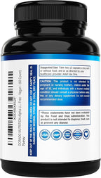 Alpha Lipoic Acid 600mg per Serving 60 Capsules - Potent Antioxidant for Neuropathy and Cardiovascular Health (ALA Supplement) - Third Party Tested, Non-GMO, Gluten Free, Vegan & USA Made
