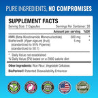 Approved Science NMN - 500mg Stable NMN - Cellular Energy, Healthy Aging - Pack of 6 - Made in USA - Vegan