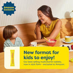 Hiya Kids Multivitamin – 15+ Essential Vitamins & Minerals with Fruits & Veggies for Ages 2+, Supports Growth, Development & Immune, 0g Sugar – 20 Stick Packs for Toddlers & Kids