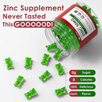 Fermented Zinc Gummies 30mg, Copper, Selenium, Vitamin C, D3, Superior Absorption Zinc Supplements for Women & Men, Immune, Powerful Antioxidant, Zinc Picolinate Alternaitive, Vegan, No Sugar, 60 Cts