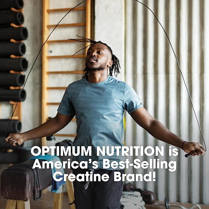Optimum Nutrition Micronized Creatine Monohydrate Powder, Unflavored, 120 Servings, 600 Grams (Packaging May Vary)