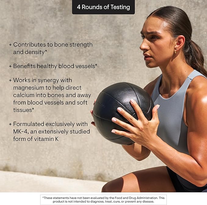 THORNE - Vitamin K2 - Concentrated Vitamin K2 (as MK-4) Liquid Supplement - Supports Bone, Heart & and Blood Vessel Health* - Third-Party Certified - Gluten, Dairy & Soy-Free - 1 Fl Oz