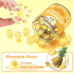 Vitamin B Complex Gummies for Adult Kid-Pineapple Flavor-Chewable Supplement with 8 Essential B Vitamins (B1, B2, B3, B5, B6, B7, B9, B12) Non GMO,Vegan 60 Count