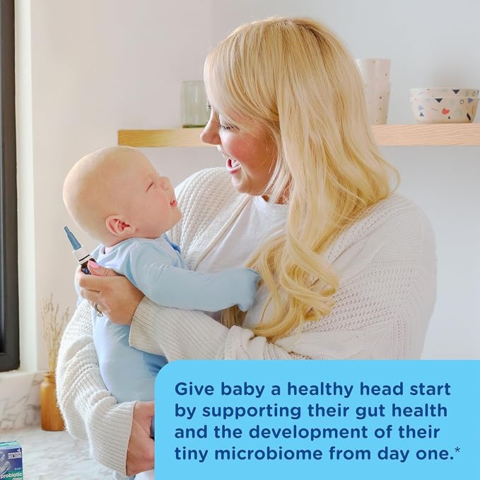 Mommy's Bliss Baby Probiotics + Vitamin D Drops,Supports Digestive Health & Immune Function*,400IU Vitamin D,Supports Bone Development*,Newborns+,Flavorless,0.34 Fl Oz (30 Servings),(Pack of 2)