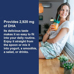 Carlson - Elite DHA, 2270 mg DHA, Professional Strength, Norwegian Fish Oil Concentrate, Cognitive Function & Vision Support, Orange, 100 mL