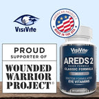 AREDS 2 Select Eye Vitamins for Macular Support - Vitamins for Eyes with Zeaxanthin Plus Lutein Macular Supplement - Premium Macular Health Formula - Eye Supplements - 60 Capsules - (Pack of 3)