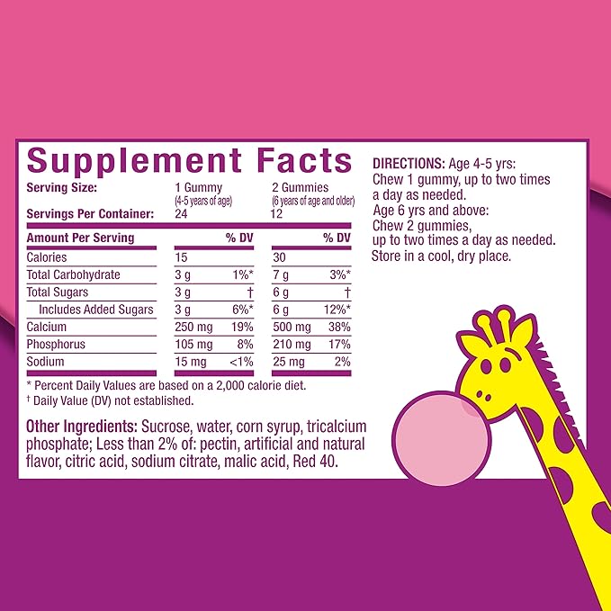 Pepto Kids Gummies, Helps Relieve Occasional Upset Stomach, Acid Indigestion, Sour Stomach and Heartburn, 24 Gummies,(Pack of 2)
