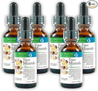 Morter Trace Minerals in Colloidal Suspension (6 Pack) Morter HealthSystem Best Process Alkaline — Nutrient Dense Trace Elements, Fulvic Minerals & Amino Acids