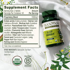 Banyan Botanicals I Sleep Soundly–Organic Deep Sleep Supplement –Natural Melatonin-Free Sleep Aid for Relaxation & Nighttime Tension–with Ashwagandha,Valerian & Chamomile-90 Tablets-USDA Organic