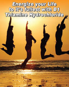Vitamine B1 Thiamine Hydrochloride, Thiamine Hcl, 500mg-120 Capsules,Vegan,Non GMO,No Artificial fillers or Stearate additives.